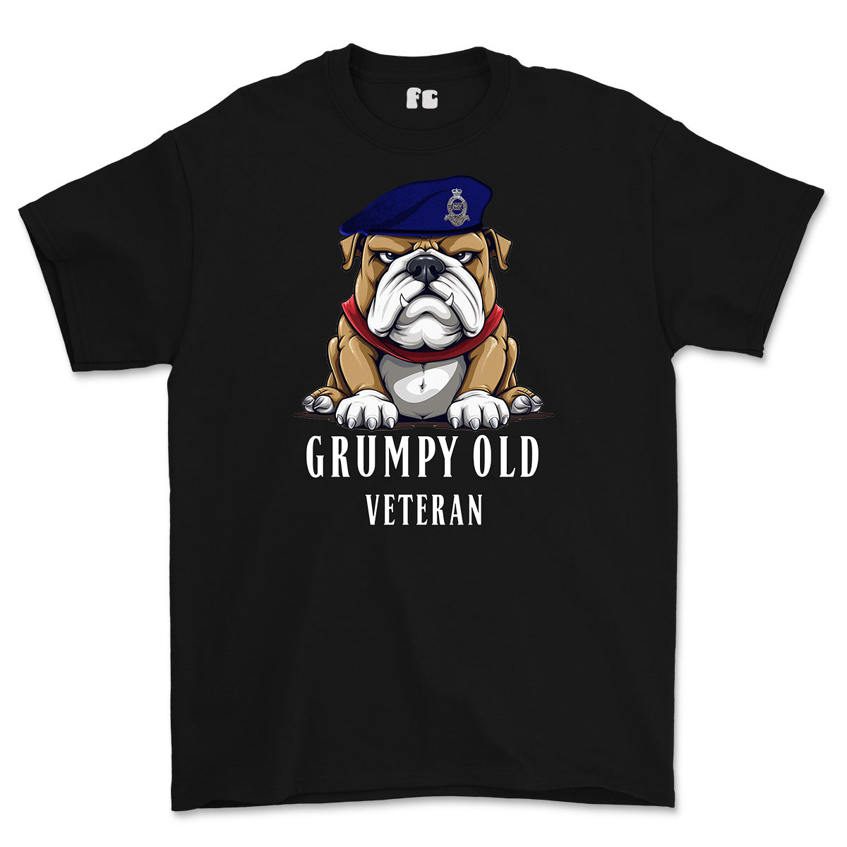 Grumpy Old Royal Horse Artillery Veteran Printed T-Shirt