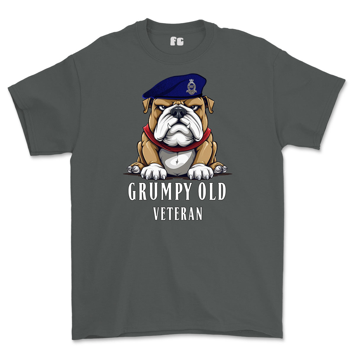 Grumpy Old Royal Horse Artillery Veteran Printed T-Shirt