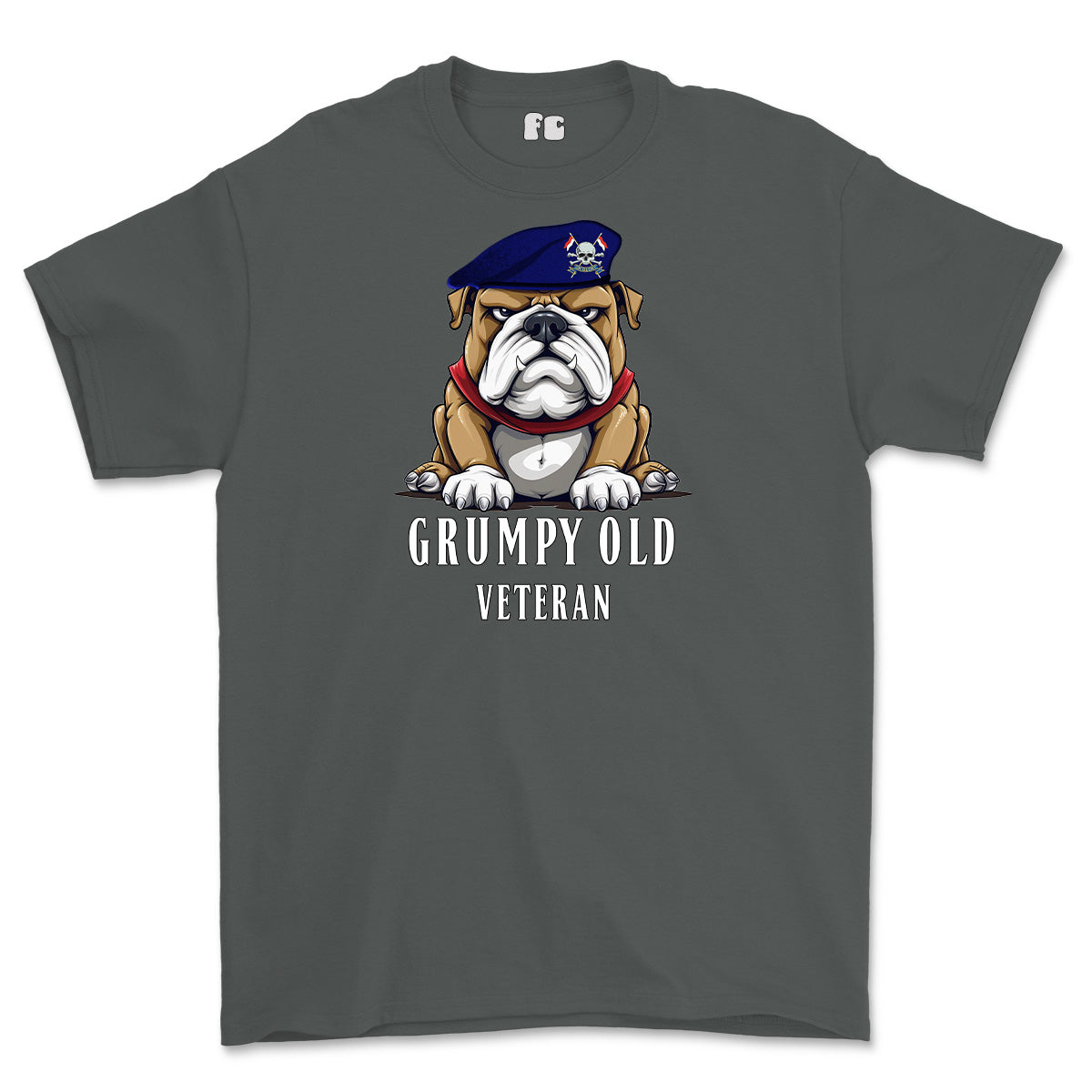 Grumpy Old Royal Lancer Veteran Printed T-Shirt