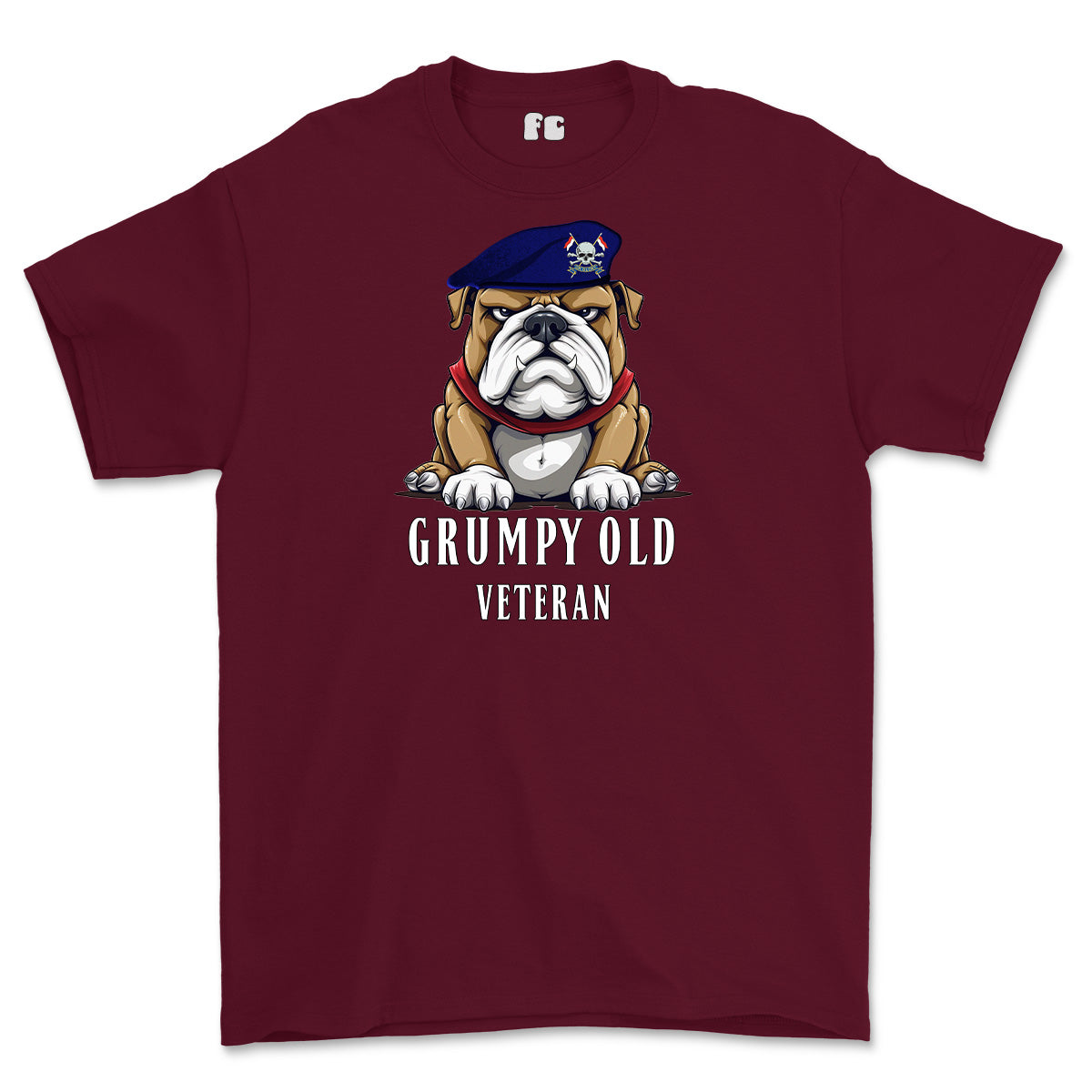 Grumpy Old Royal Lancer Veteran Printed T-Shirt