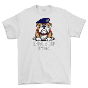 Grumpy Old Royal Lancer Veteran Printed T-Shirt