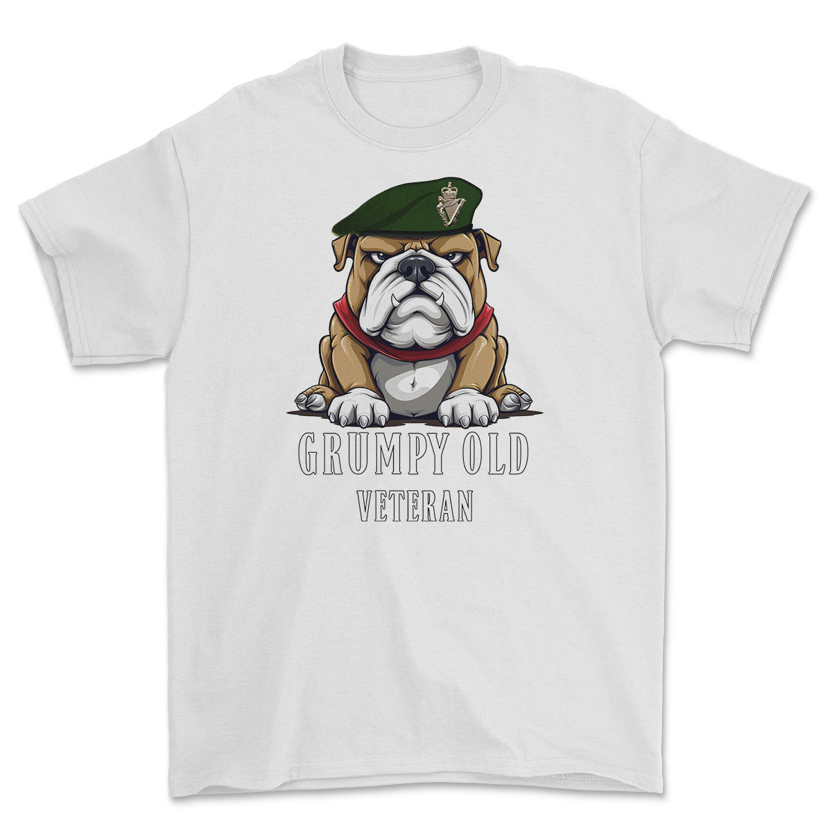 Grumpy Old UDR Veteran Printed T-Shirt