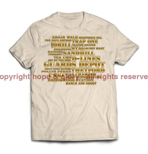 Guards Jargon Mash-Up Printed T-Shirt