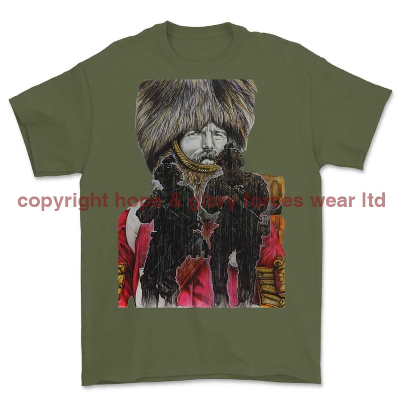 Guardsman Crimea To Afghanistan Art Printed T-Shirt