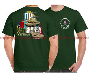 Gulf War 30 Veteran Double Side Printed T-Shirt