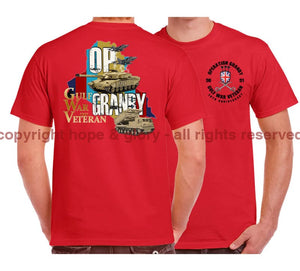 Gulf War 30 Veteran Double Side Printed T-Shirt