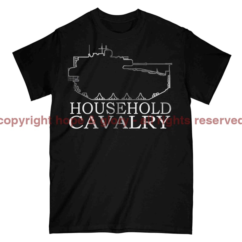 Household Cavalry Armoured Printed T-Shirt