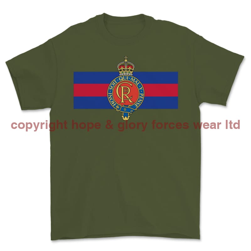 Household Cavalry Kings Cypher Printed T-Shirt