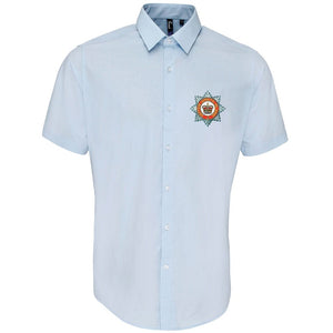 Household Division Embroidered Short Sleeve Oxford Shirt