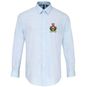 Intelligence Corps Embroidered Long Sleeve Oxford Shirt