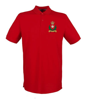 Intelligence Corps Embroidered Pique Polo Shirt