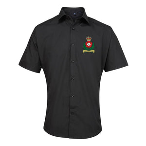 Intelligence Corps Embroidered Short Sleeve Oxford Shirt