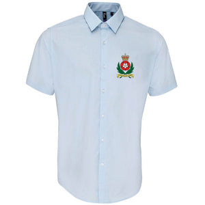 Intelligence Corps Embroidered Short Sleeve Oxford Shirt