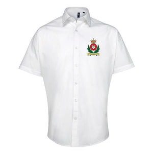 Intelligence Corps Embroidered Short Sleeve Oxford Shirt