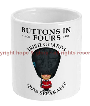 Irish Guards Buttons in Fours Ceramic Mug