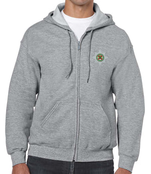 Irish Guards Unisex Full Zip Hoodie