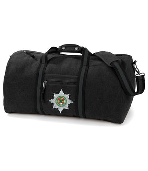 Irish Guards Vintage Canvas Holdall