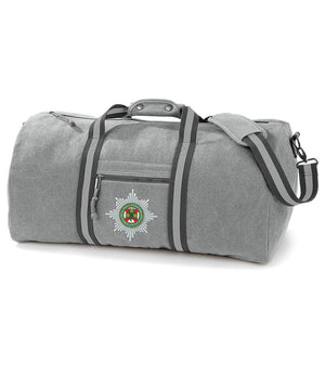 Irish Guards Vintage Canvas Holdall