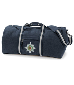 Irish Guards Vintage Canvas Holdall