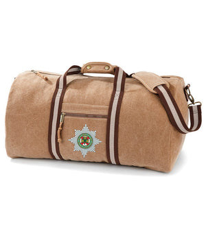 Irish Guards Vintage Canvas Holdall