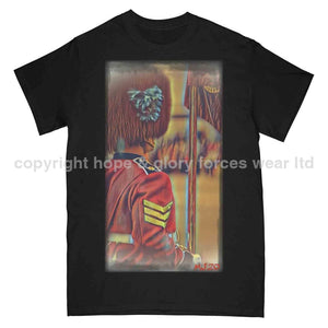 Irish Guards On Parade Guardsman Art Printed T-Shirt