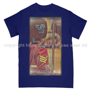 Irish Guards On Parade Guardsman Art Printed T-Shirt