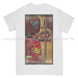 Irish Guards On Parade Guardsman Art Printed T-Shirt