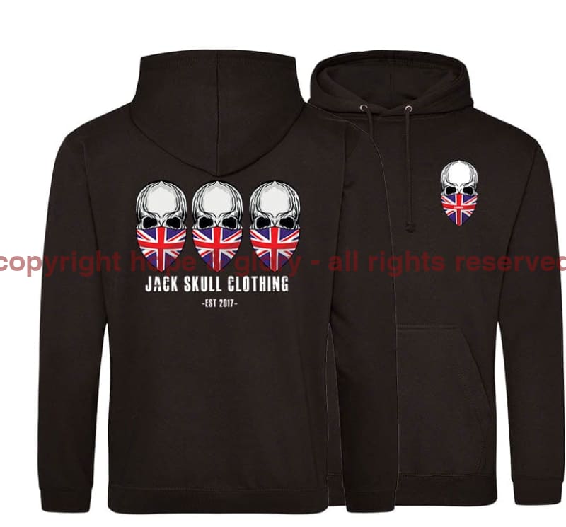 Jack Skull 'Sandman' Double Side Printed Hoodie