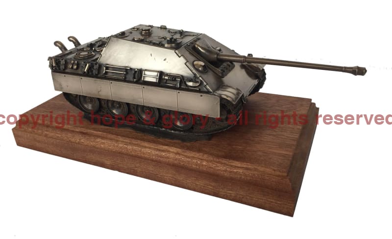 Jagdpanther Bronze Tank Destroyer Model