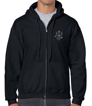 King's Royal Hussars Unisex Full Zip Hoodie