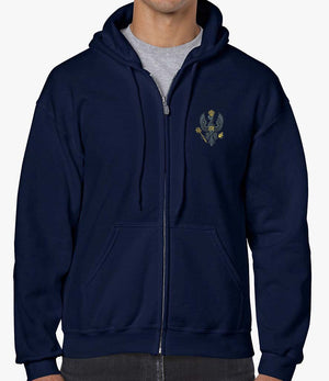 King's Royal Hussars Unisex Full Zip Hoodie