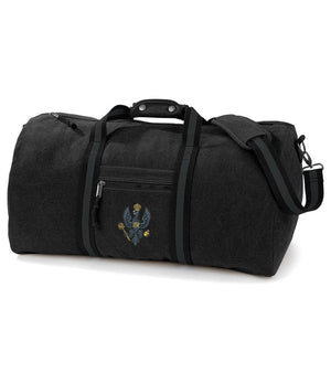 King's Royal Hussars Vintage Canvas Holdall