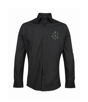 King's Royal Hussars Embroidered Long Sleeve Oxford Shirt