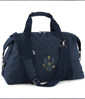 King's Royal Hussars Vintage Canvas Satchel