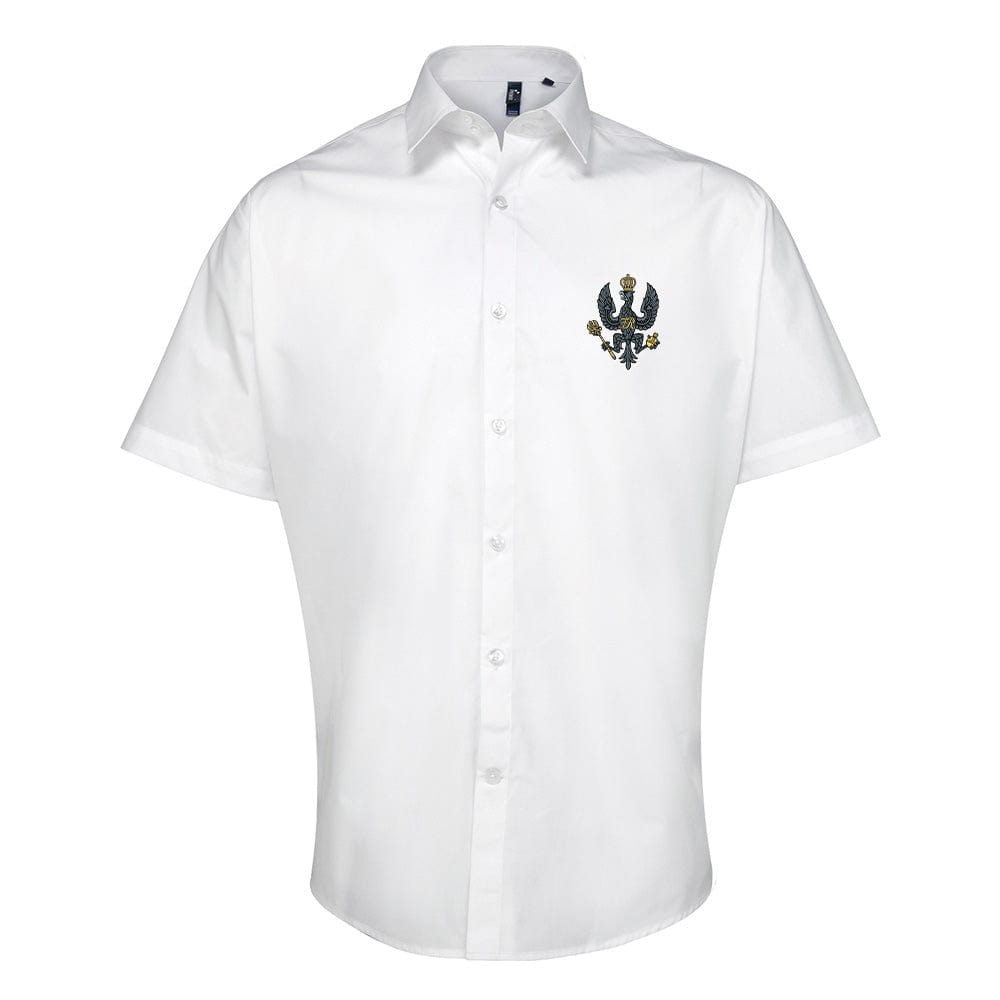 King's Royal Hussars Embroidered Short Sleeve Oxford Shirt