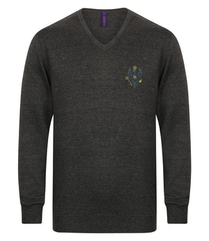 King's Royal Hussars Lightweight V Neck Sweater