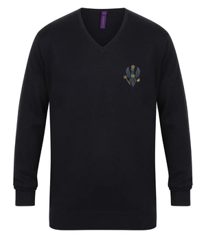 King's Royal Hussars Lightweight V Neck Sweater