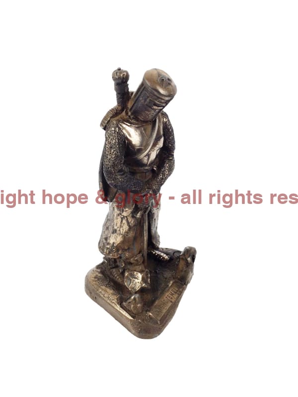 Knights Templar 1120 Bronze Statue