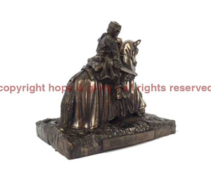 Knights Templar on Horse Bronze Statue