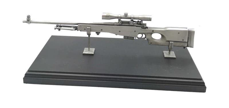 L96 Sniper Rifle Pewter Statue Military