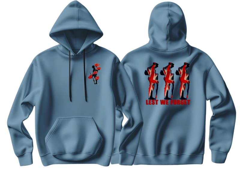 Lest We Forget Double Side Printed Hoodie 