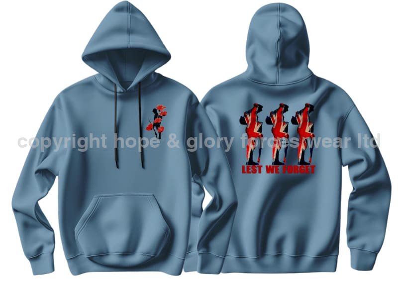 Lest We Forget Double Side Printed Hoodie 