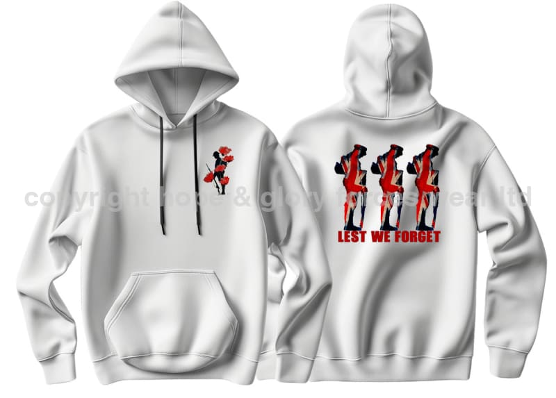 Lest We Forget Double Side Printed Hoodie