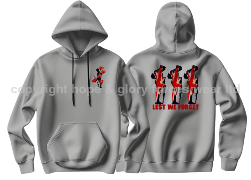 Lest We Forget Double Side Printed Hoodie 