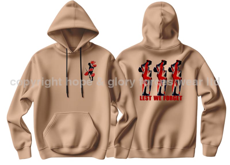 Lest We Forget Double Side Printed Hoodie