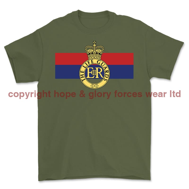 Life Guards Cap Badge Printed T-Shirt