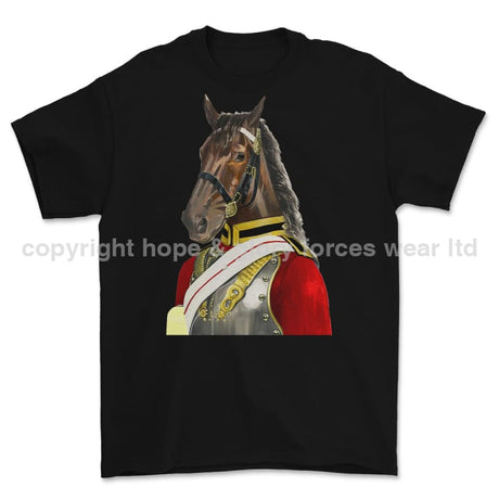 Life Guards Ceremonial Horse Guard Art Printed T-Shirt