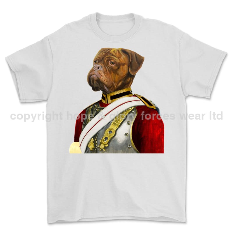 The Life Guards Ceremonial Dog Art Printed T-Shirt