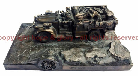 Long Range Desert Group Chevrolet Bronze Statue