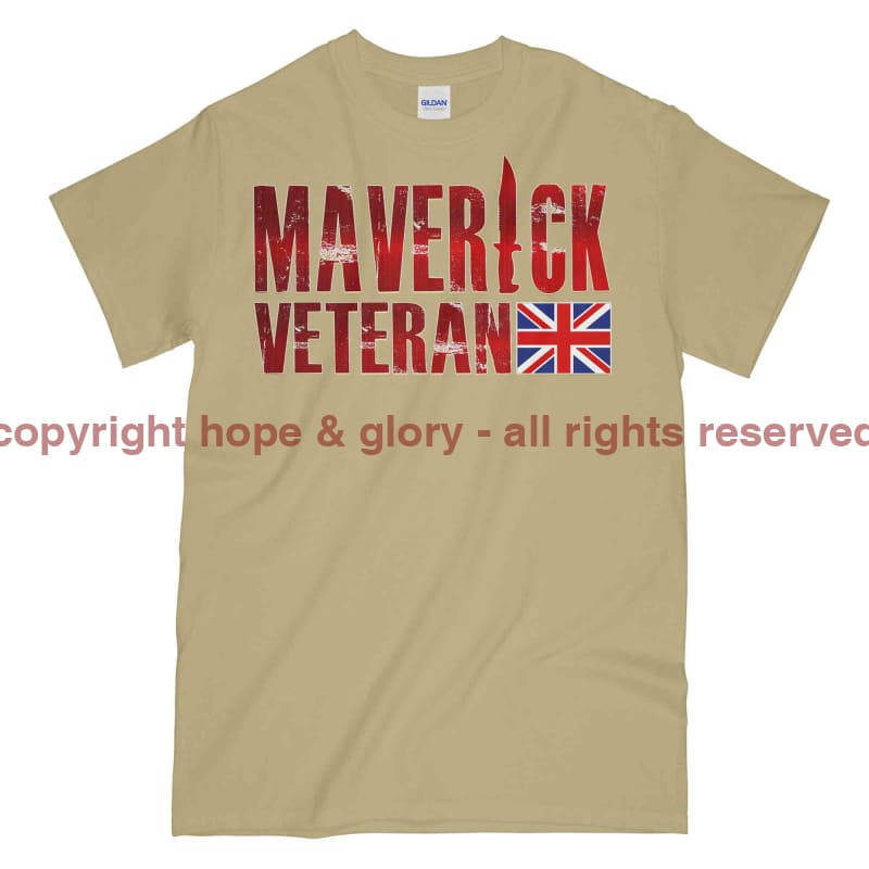 Maverick Veteran British Ops Printed T-Shirt